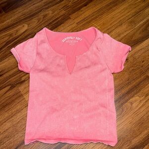 Aeropostale Pink Short Sleeve Tee for Kids